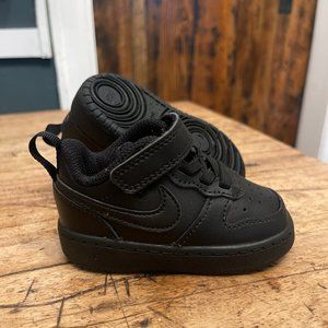 Nike Air Force 1 Mid LE - Black/Black - Toddler 4C